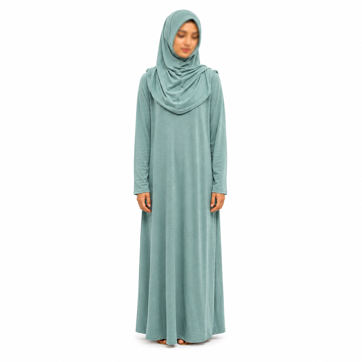Abaya Longue Mastour enfant – Plusieurs Coloris | Perle Rose