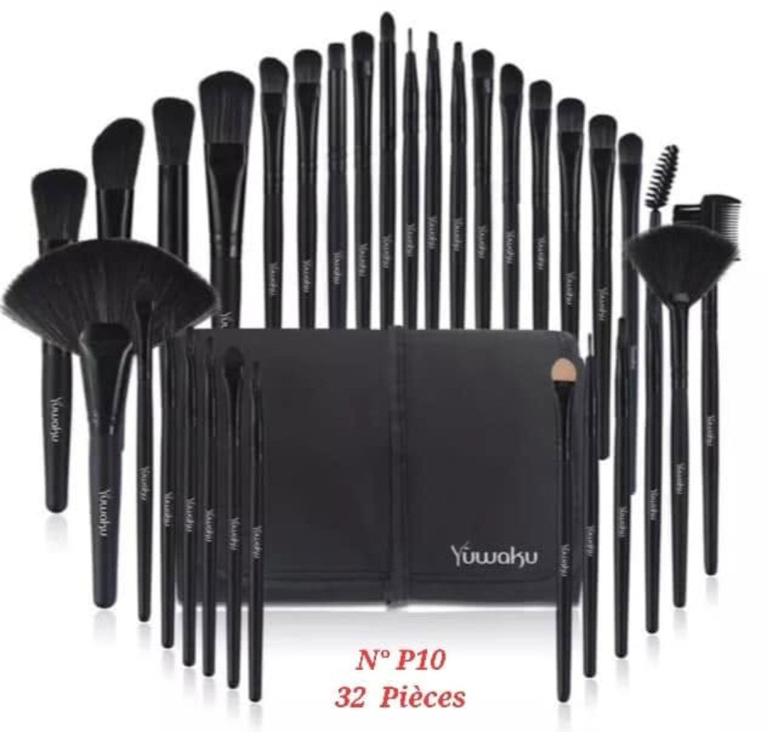 Set Pinceaux Maquillage Professionnel 32 Pièces – Yuwaku