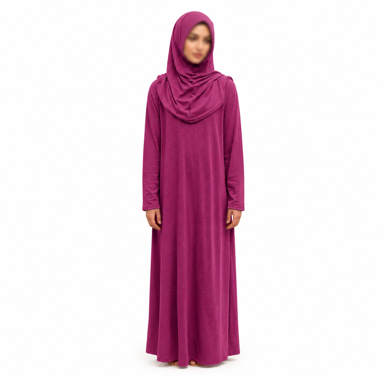 Abaya Longue Mastour enfant – Plusieurs Coloris | Perle Rose