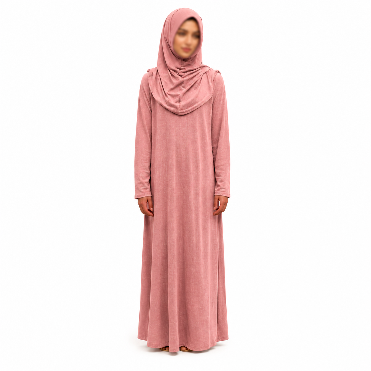 Abaya Longue Mastour enfant – Plusieurs Coloris | Perle Rose