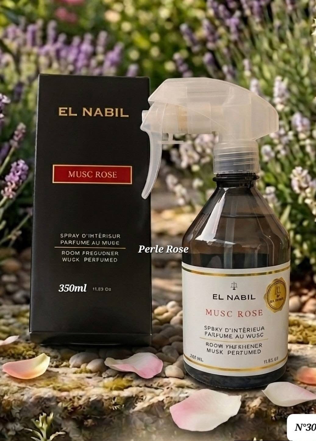 Musc Rose N°30 — Spray d'Intérieur Parfumé | EL NABIL | PERLE ROSE