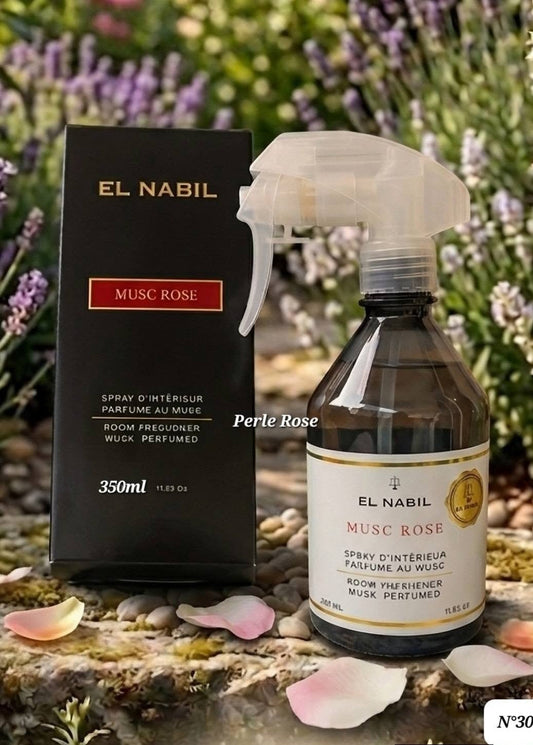 Musc Rose N°30 — Spray d'Intérieur Parfumé | EL NABIL | PERLE ROSE