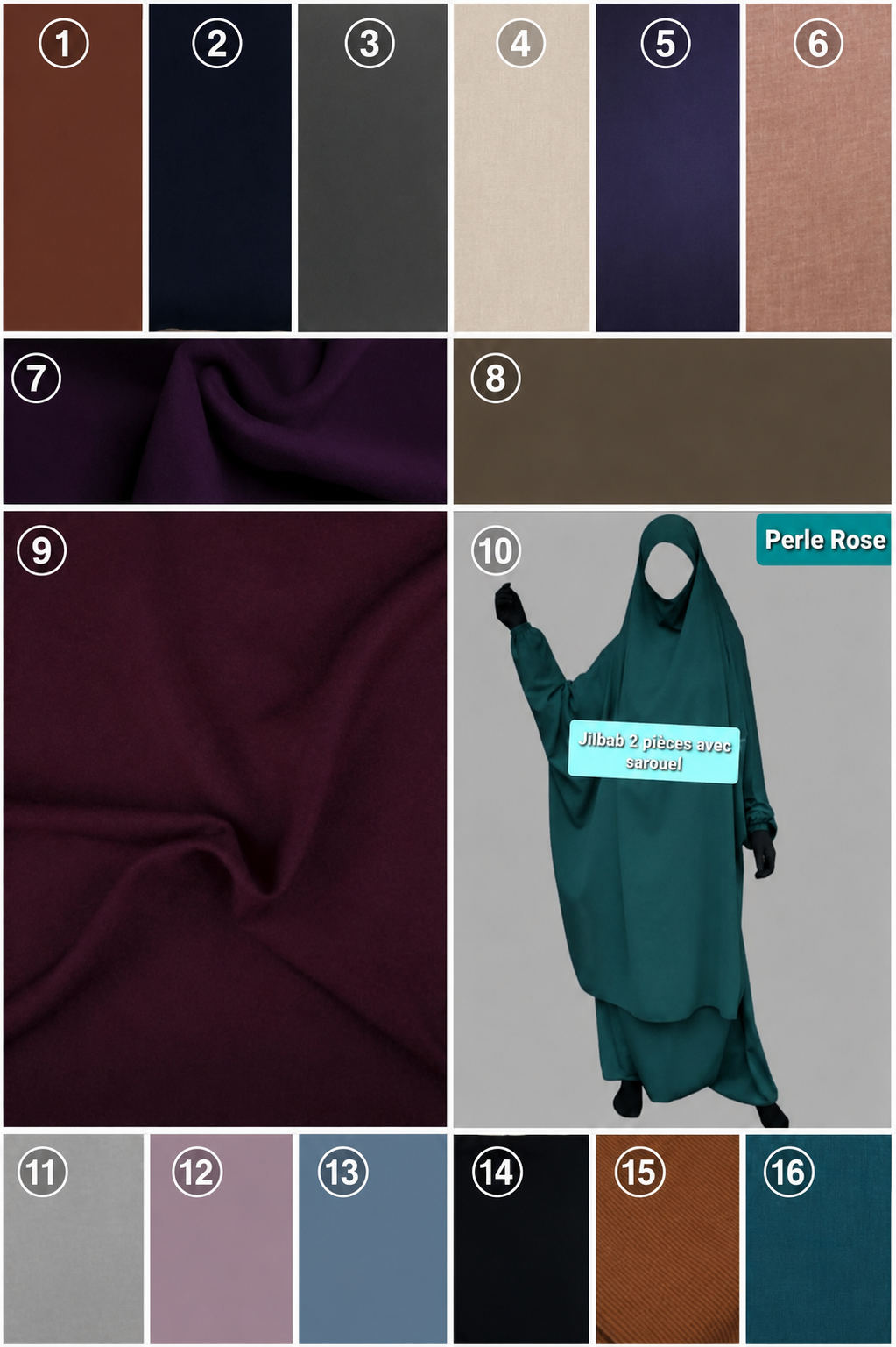 Jilbab 2 pièces avec sarouel – Confort, pudeur et élégance