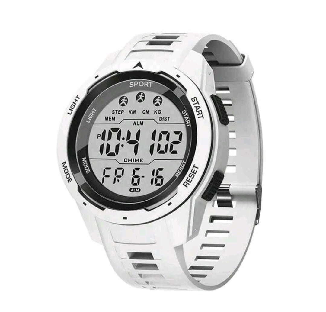 Montre Sport Digitale Homme Étanche – Chrono, Alarme & Rétroéclairage