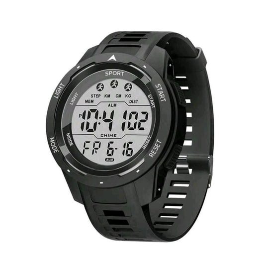 Montre Sport Digitale Homme Étanche – Chrono, Alarme & Rétroéclairage