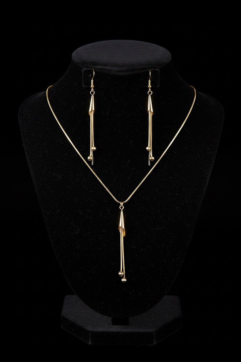 Collier Plaqué Or N°27 — PERLE ROSE