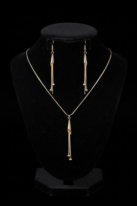Collier Plaqué Or N°27 — PERLE ROSE