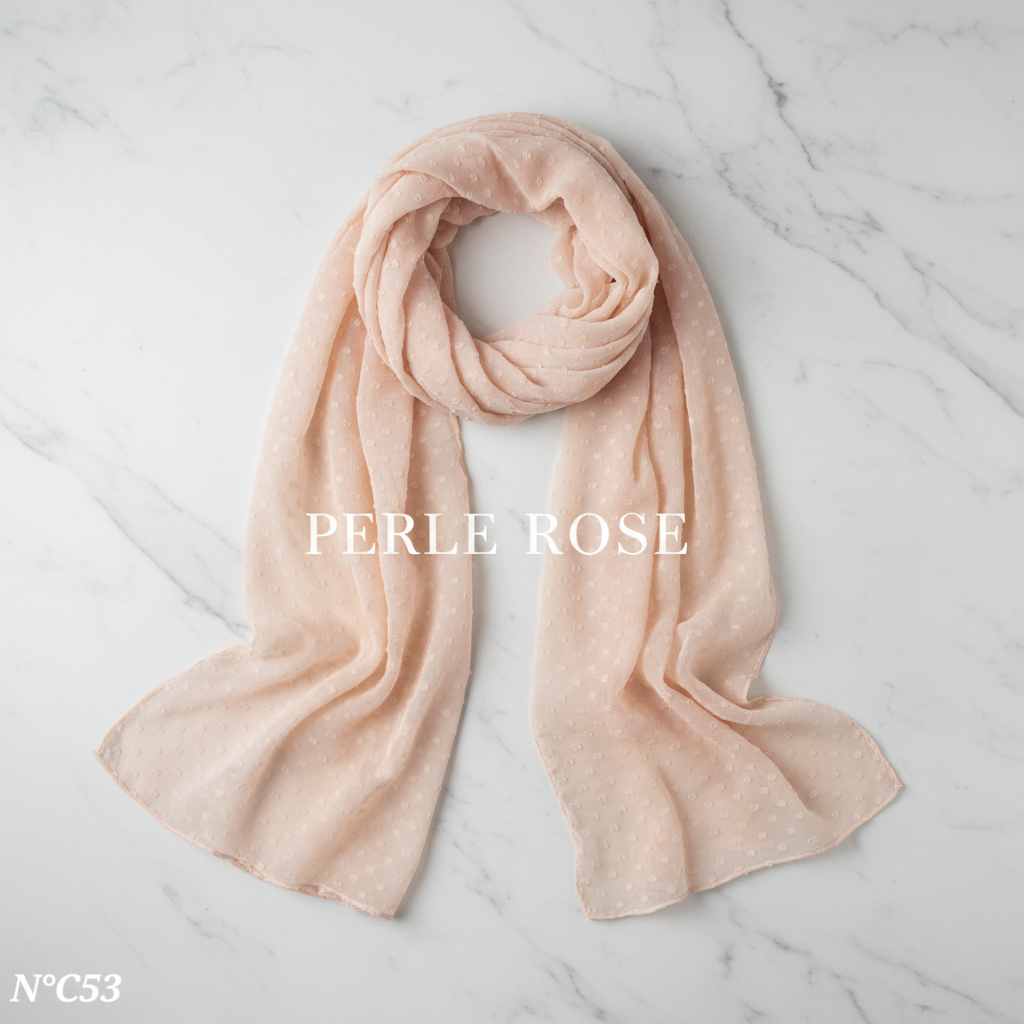 Foulard Chiffon Plumetis
