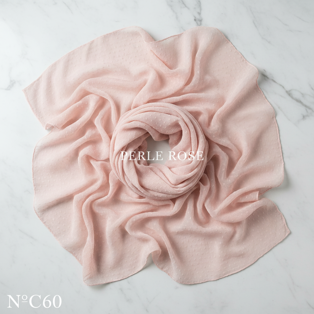 Foulard Chiffon Plumetis