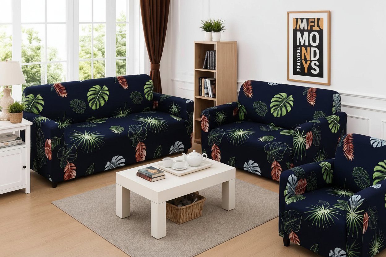 Ensemble de Housses de Canapé – Collection Perle Rose