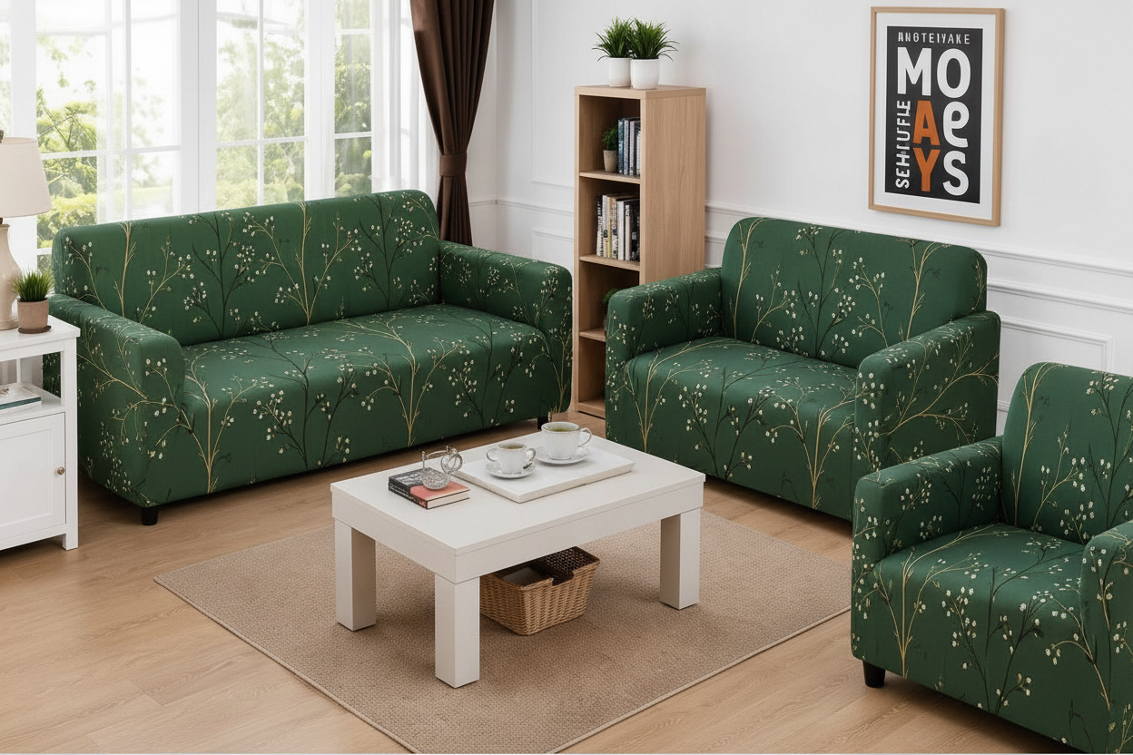 Ensemble de Housses de Canapé – Collection Perle Rose